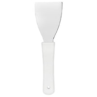 Carlisle 40130EC02 3 Inch Stainless Steel Hand Scraper Plastic Handle White