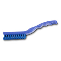 Carlisle 42022EC14 9 Inch Detail Brush Plastic Handle Blue Polyester Bristles