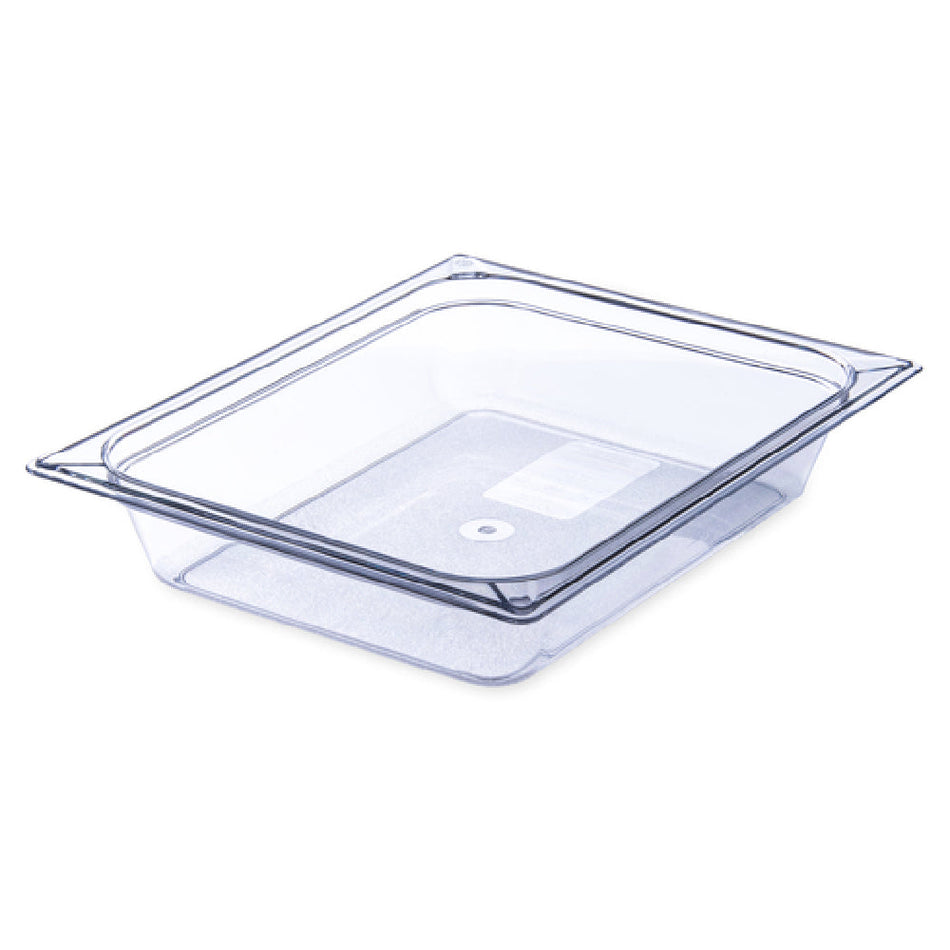 Carlisle 10220B07 12 Inch Clear Food Pan 3.7 Quart Durable Plastic with Indicators