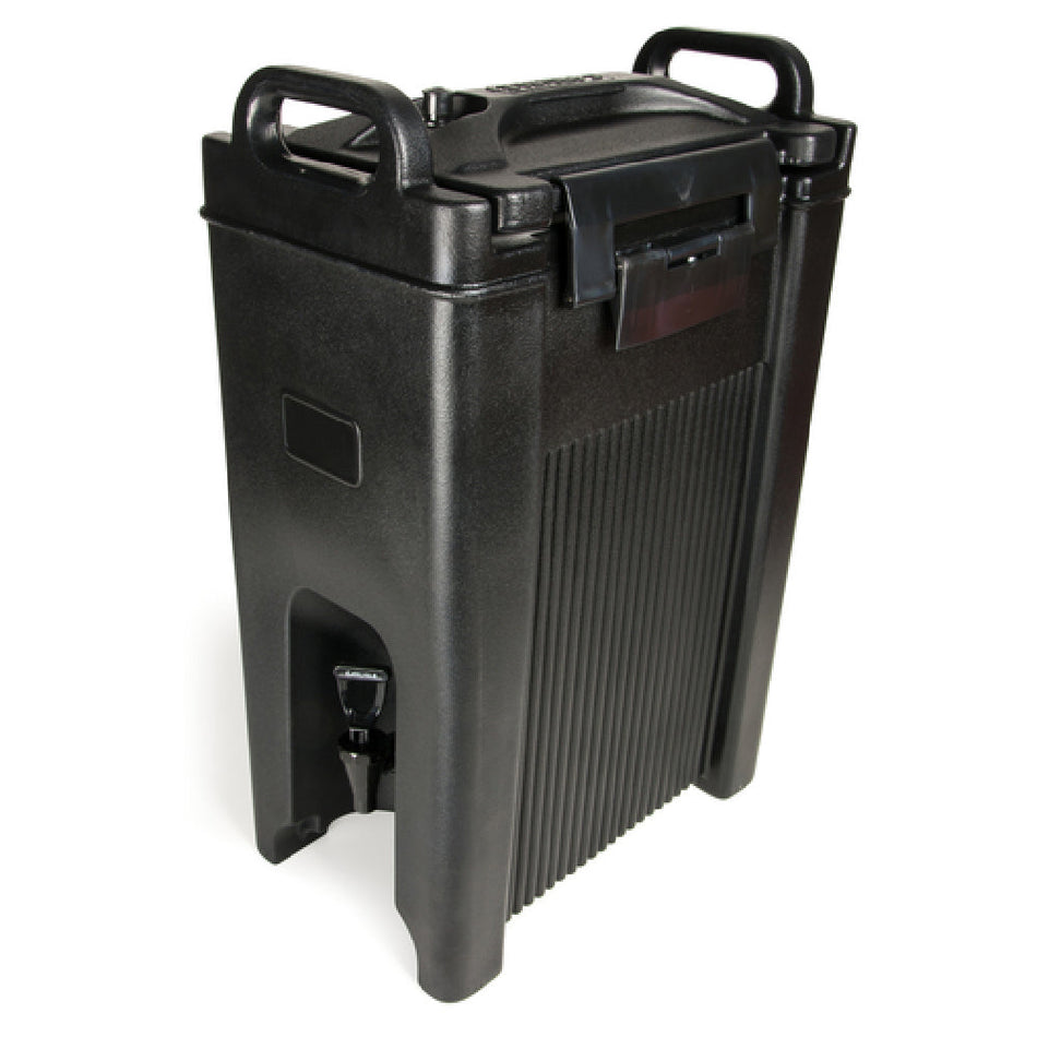 Carlisle XT500003 17 Inch Insulated Beverage Server 5 Gallon Black Polyethylene