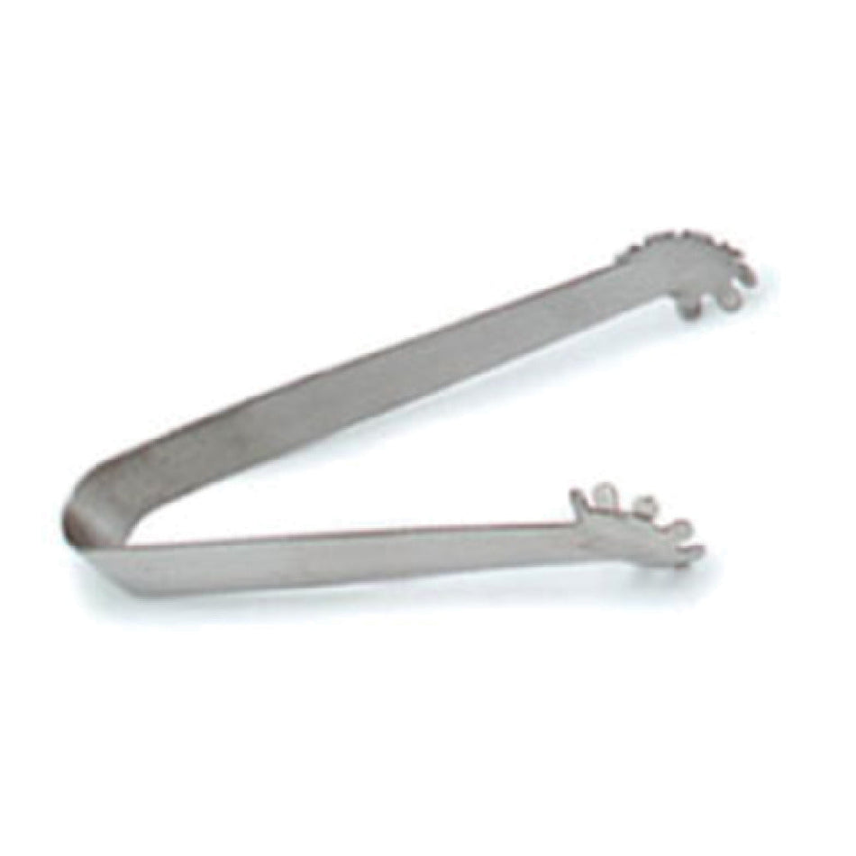 Carlisle 607690 5-3/4 Inch Ice Tongs One-piece Stainless Steel Mirror Polish