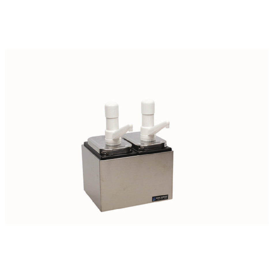 Carlisle P9712 10 Inch Condiment Pump Service Center Countertop Stainless Steel