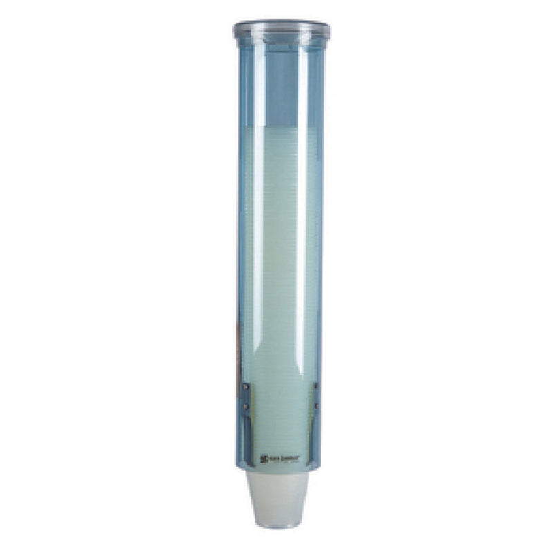 Carlisle C4160TBL 16 Inch Cup Dispenser Wall Mount Plastic Arctic Blue