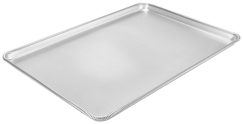 Winco ALXN-1826P 26 Inch Full-Size Perforated Sheet Pan 16 Gauge Aluminum with Glazed Finish