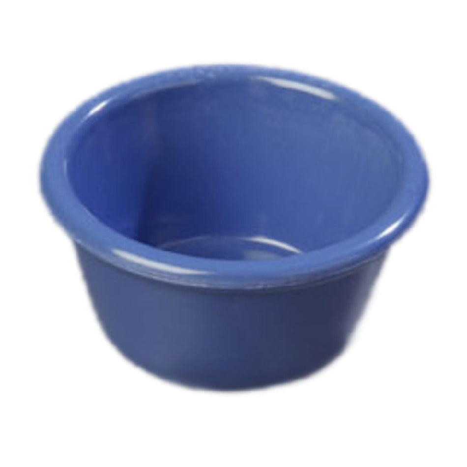 Carlisle S28314 4 Oz Ramekin Smooth Dishwasher Safe Stain Resistant Melamine Blue