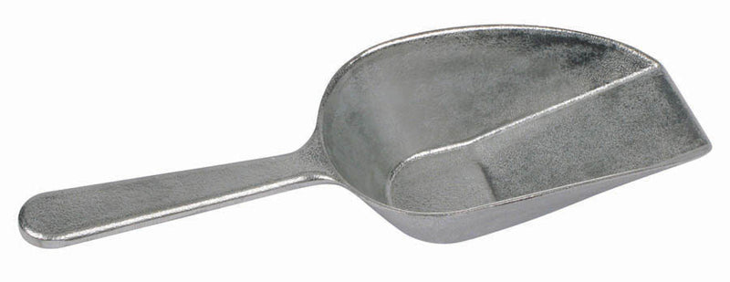 Winco ASFB-7 7 Oz Scoop Aluminum Flat Bottom Hand Wash Only