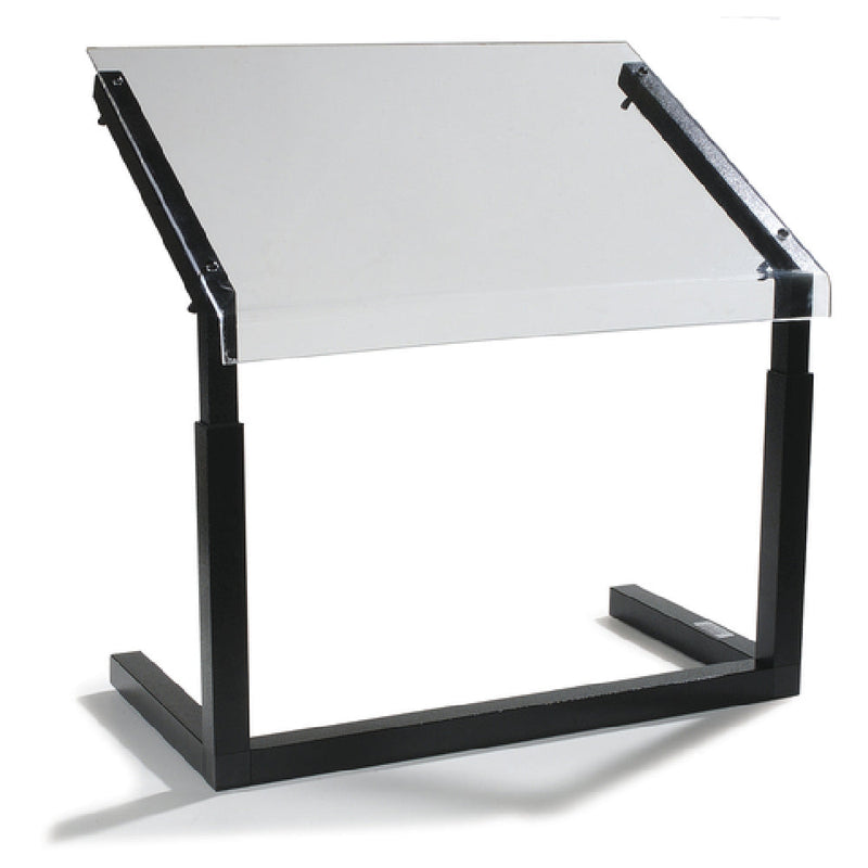 Carlisle 922403 24 Inch Portable Sneeze Guard Self-serve Aluminum Black Acrylic