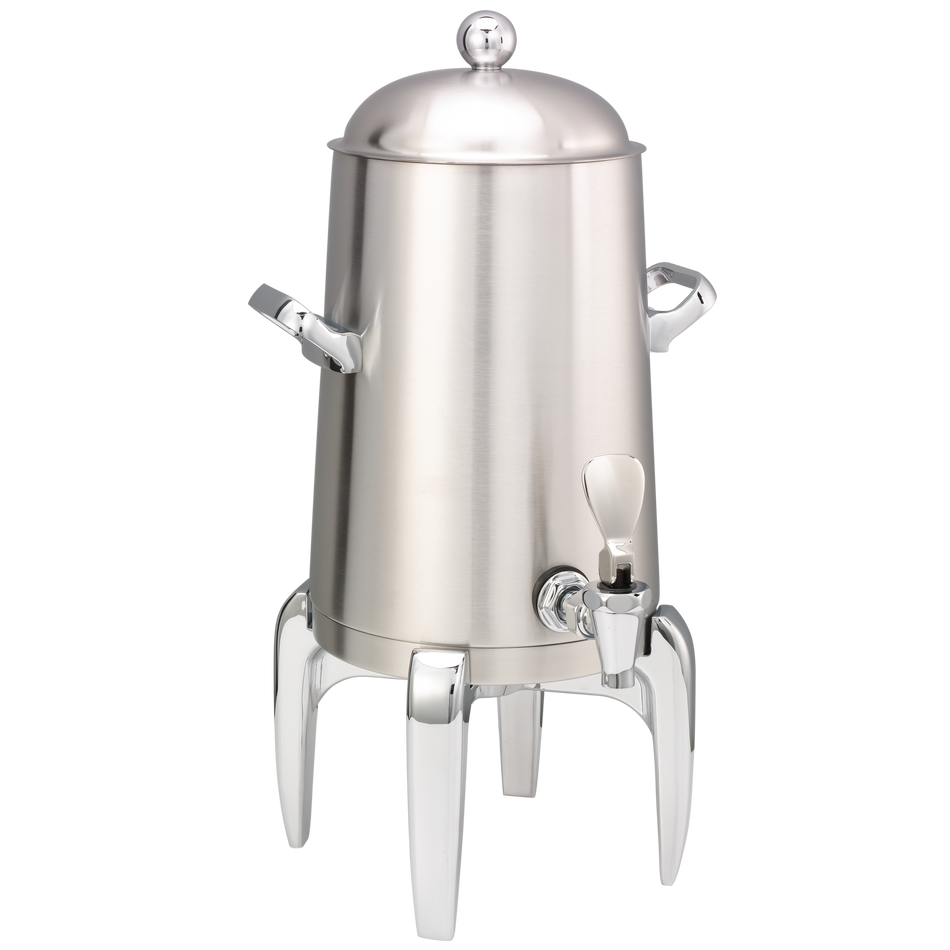 Flame Free™ Thermo-Urn™ 1.5-Gallon Vacuum Insulated Urn with Modern Legs and Domed Lid in Brushed Stainless