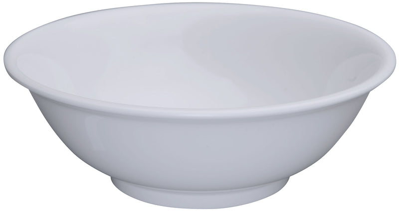 Winco MMB-52W 52 Oz Bowl Round Rimless Dishwasher Safe Melamine White