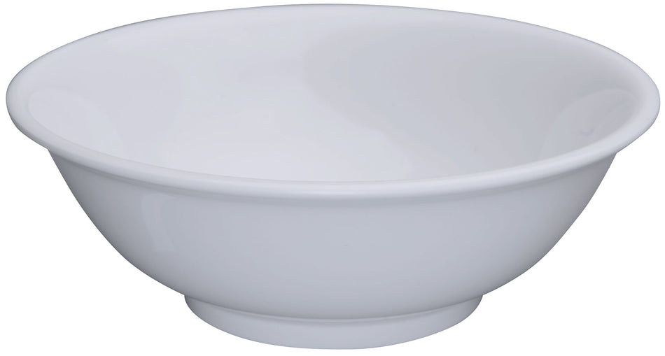 Winco MMB-52W 52 Oz Bowl Round Rimless Dishwasher Safe Melamine White