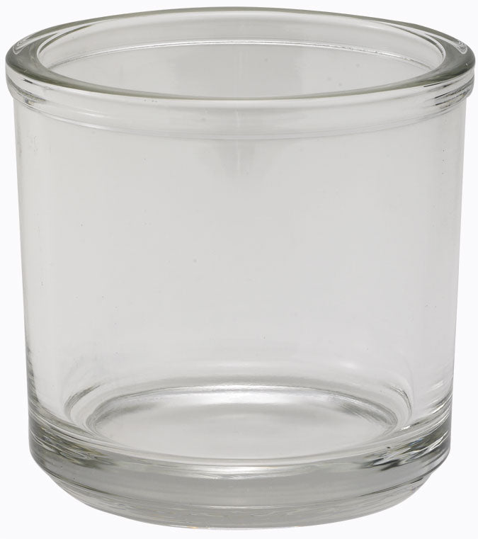 Winco CJ-7G 7 Oz Clear Round Glass Condiment Jar 3 Inch Diameter