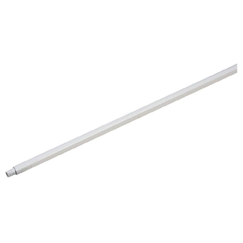 Carlisle 4116500 54 Inch Threaded Mop Handle Plastic White Reinforced Tip