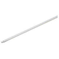 Carlisle 4116500 54 Inch Threaded Mop Handle Plastic White Reinforced Tip