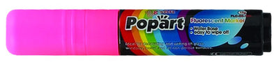 Winco MBPM-P 15g Ink Neon Marker 1/16 Inch Chisel Tip Neon Pink