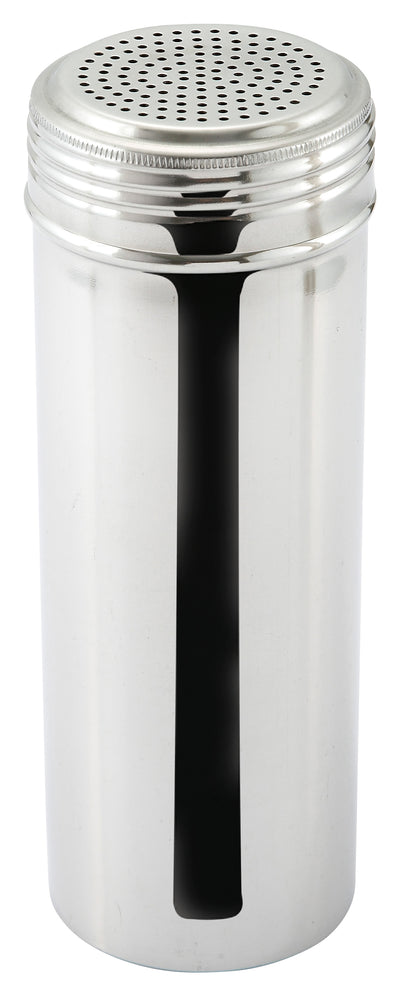 Winco DRG-22H 22 Oz Dredge Handleless Perforated Top Stainless Steel