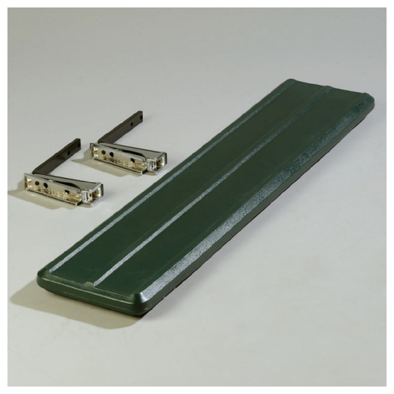 Carlisle 662008 44 Inch Polyethylene Food Bar Tray Slide Drop Down Solid Forest Green