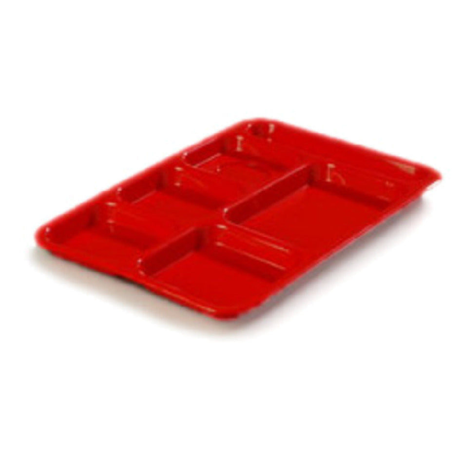 Carlisle P614R05 14-3/8L Inch x 10W Inch Right-handed Compartment Tray Red Polypropylene