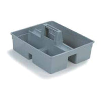 Carlisle JC1945CB23 13-1/8 Inch Janitorial Tool Caddy Impact-Resistant Polypropylene Gray