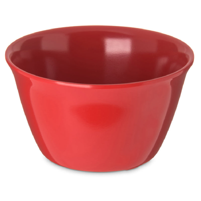 Carlisle 4354005 8 Oz Bouillon Cup Red Melamine Dishwasher Safe