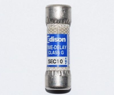 Edison Fuse 10 Amp 600 VAC Class G Time Delay SEC10