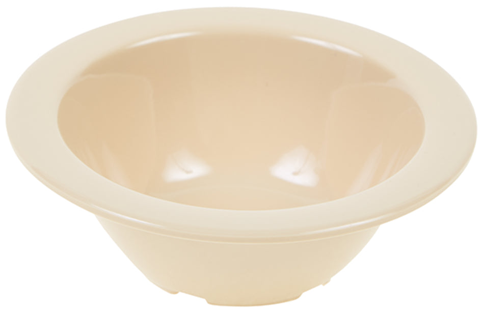 Winco MMB-5 5 Oz. Dishwasher Safe Fruit Bowl 4-3/4 Inch Diameter Tan Melamine