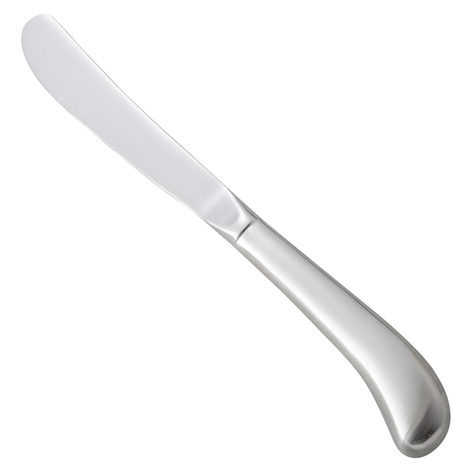 12 pack Winco 0015-10 Lafayette Dinner Knife, Hollow Handle, 18/0 Heavyweight