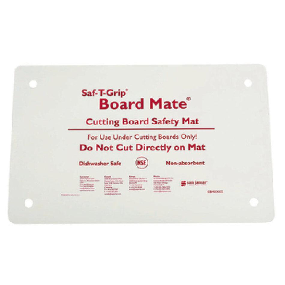 Carlisle CBM1016 Cutting Board Mat 10 Inch x 16 Inch Non Absorbent Synthetic Rubber