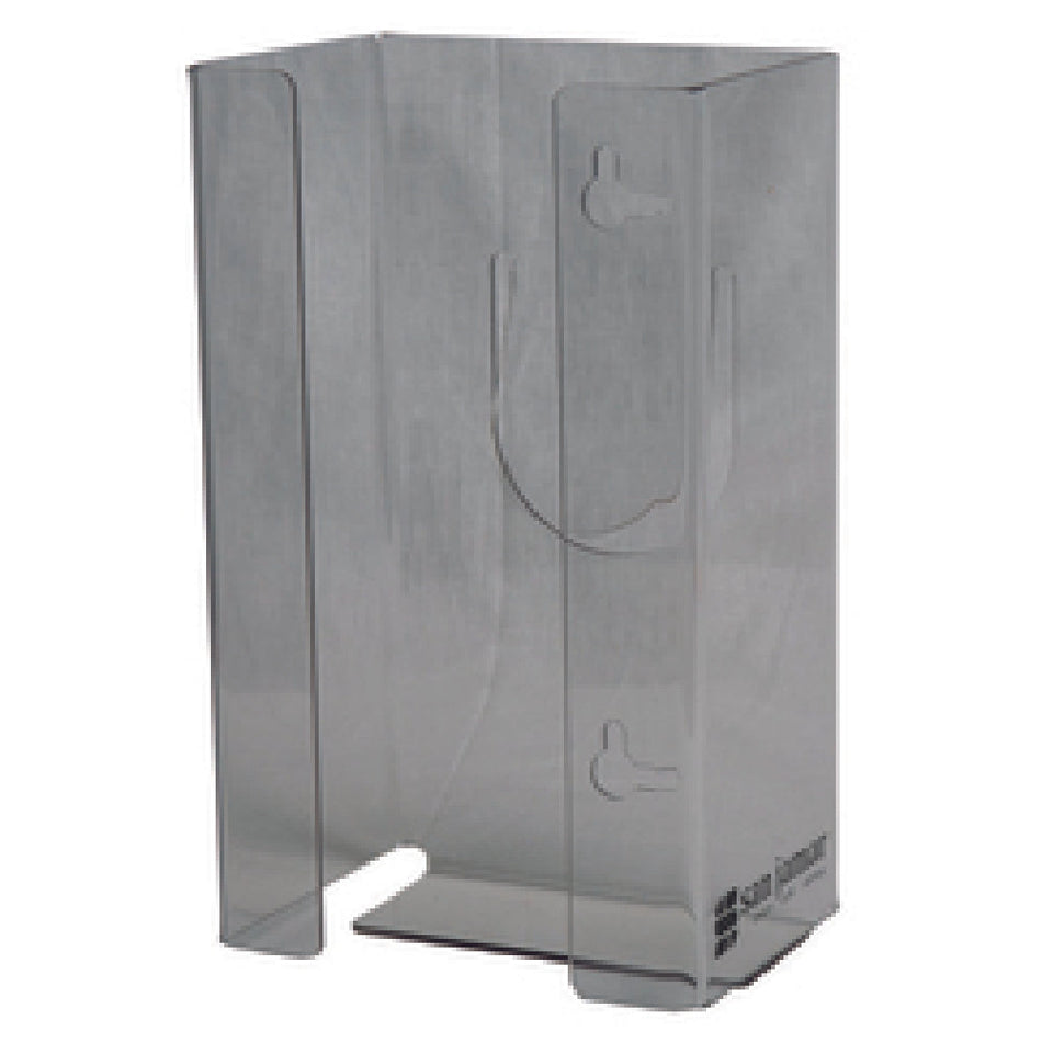 Carlisle G0803 4 Inch Disposable Glove Dispenser Clear Poly Plastic