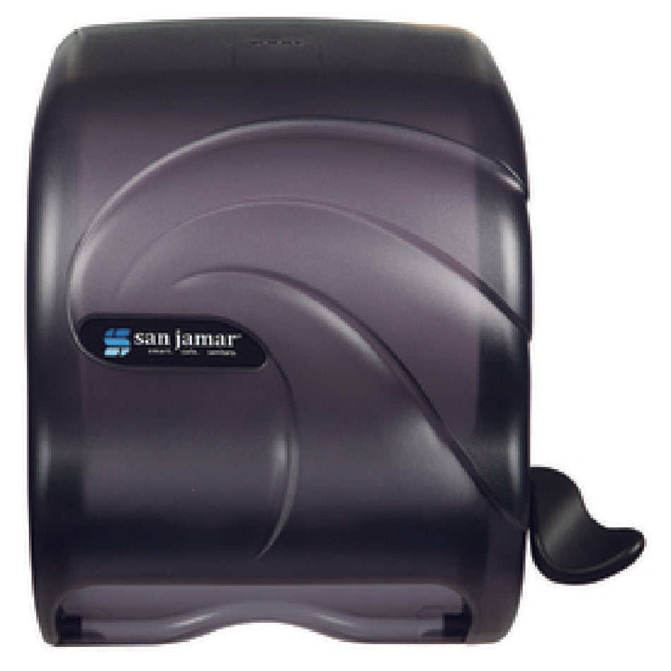 Carlisle T990TBK 12-1/2 Inch Paper Towel Dispenser Manual Lever Black Plastic