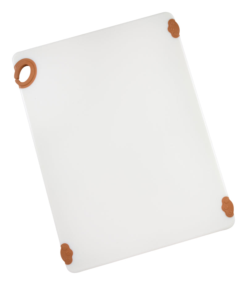 Winco CBN-1824BN 18 Inch STATIKBoard Cutting Board Dishwasher Safe Co-polymer Brown