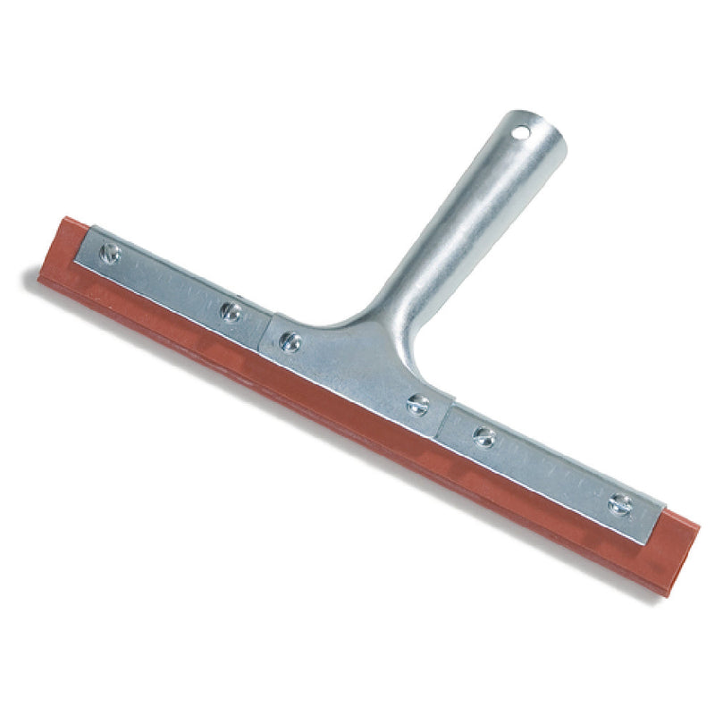 Carlisle 4007300 10 Inch Hand Held Window Squeegee Rubber Double Blade Red