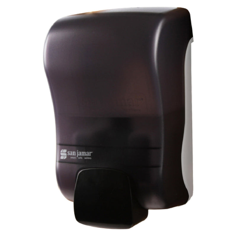 Carlisle S900TBK 5 Inch Manual Soap Dispenser for Liquid Lotion and Hand Sanitizer Black Pearl
