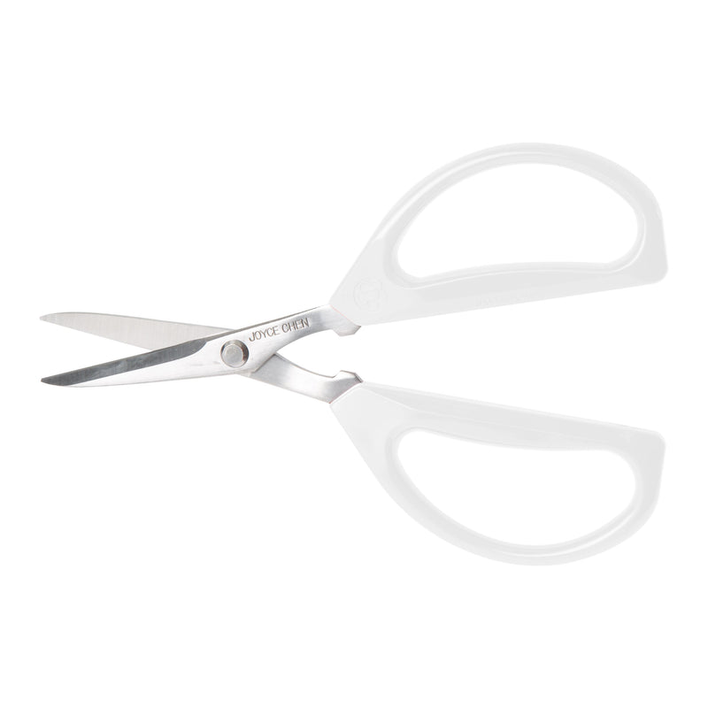 Winco KCHZ09009 9 Inch Kitchen Shears with White Handles 2-Pack