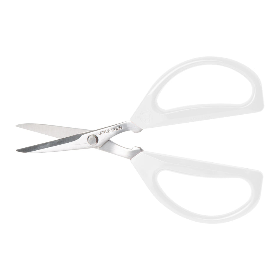 Winco J51-0620 3.5 Inch Kitchen Scissors with White Handles and Original Unlimited
