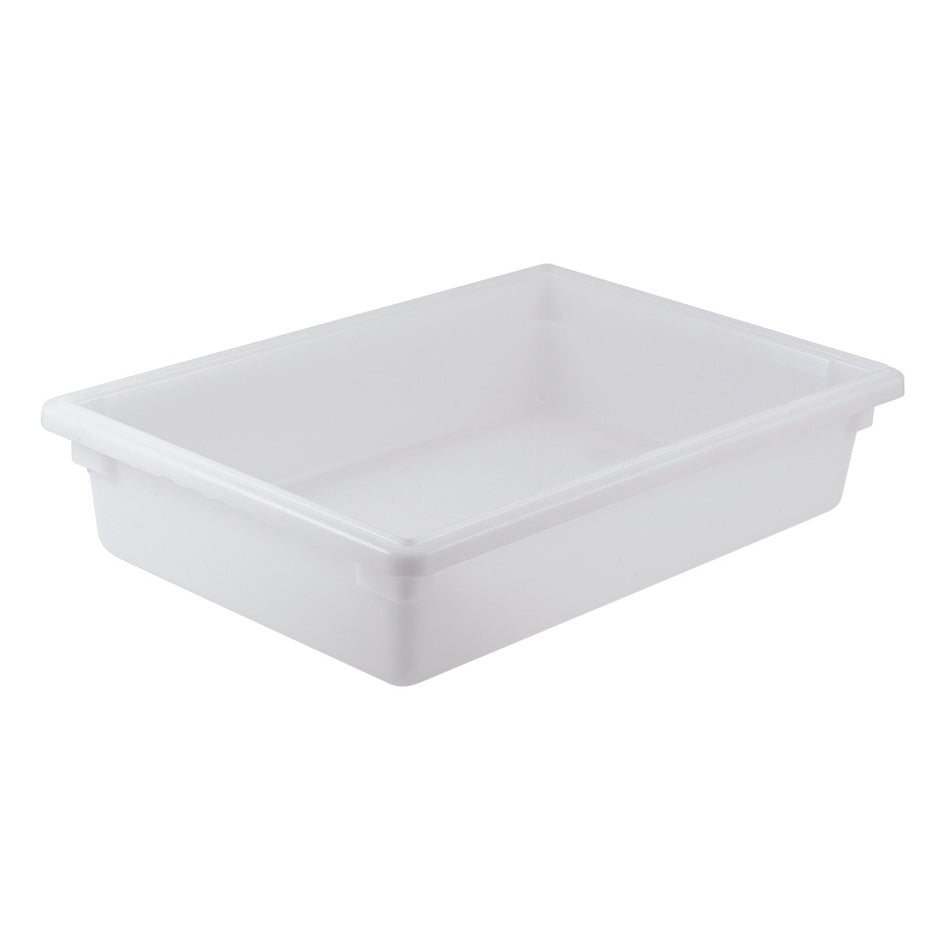 Winco PFFW-6 18 Inch Food Storage Box 9 Gallon Stackable BPA Free Polypropylene White