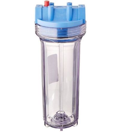 Everpure® Filter Housing 1/2" #10 Slim Line Clear/Blue with 158214