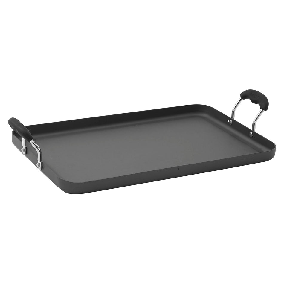 Winco HAG-2012 19-5/8 Inch Griddle Portable Silicone Handles Aluminum