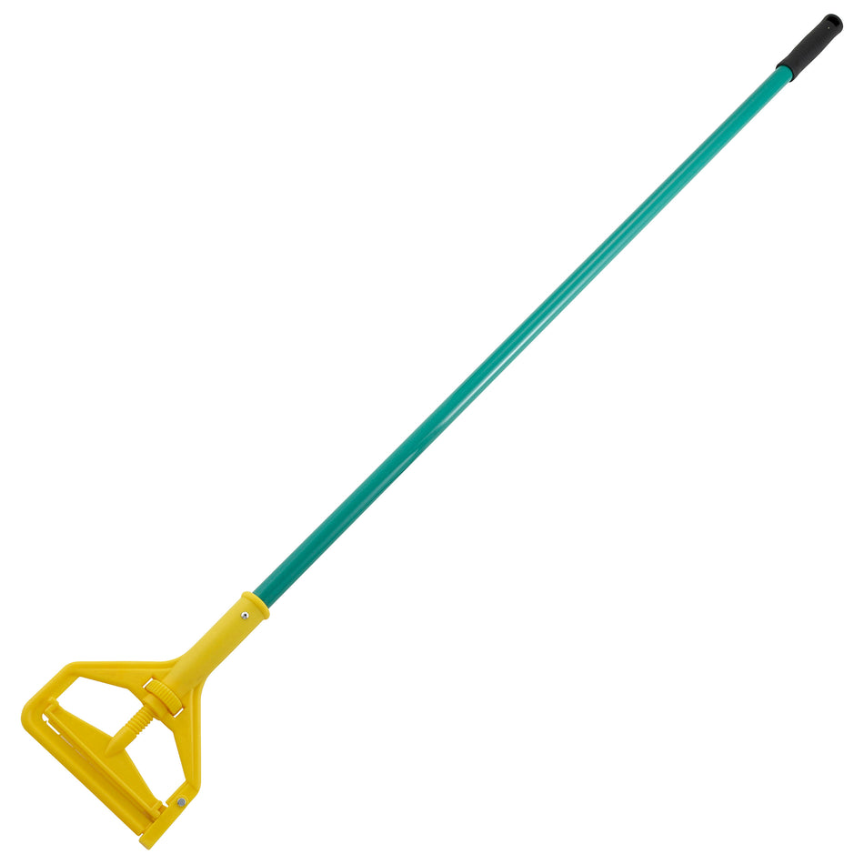 Winco MOPH-7P 57 Inch Mop Handle Side Release Metal with Plastic Release