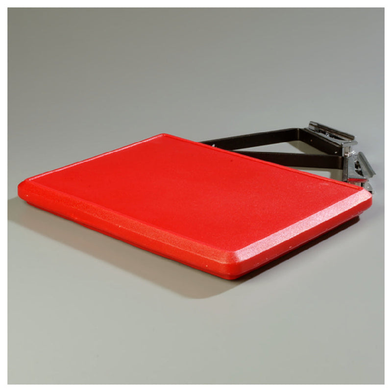 Carlisle 662505 20-5/8 Inch End Shelf with Drop-Down Design Polyethylene Red