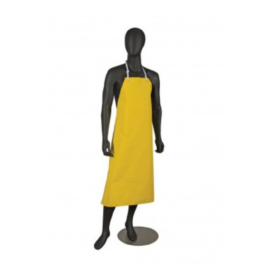 Carlisle 615NBA-Y 29 Inch Adjustable Neck Strap Bib Apron Neoprene Yellow