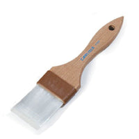 Carlisle 4039700 2 Inch Nylon Bristle Pastry Brush Lacquered Hardwood Handle Brown