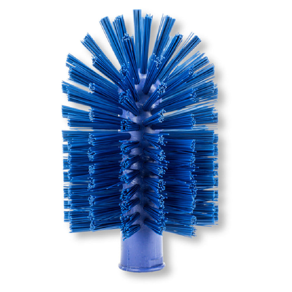 Carlisle 45004EC14 4 Inch Pipe Brush with Threaded Hole Plastic Blue