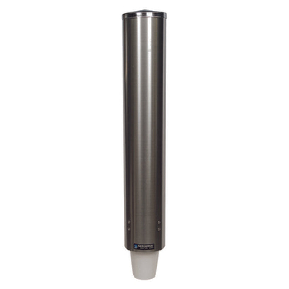 Carlisle C4400PF 23-1/2 Inch Cup Dispenser Stand or Wall Mount Stainless Steel
