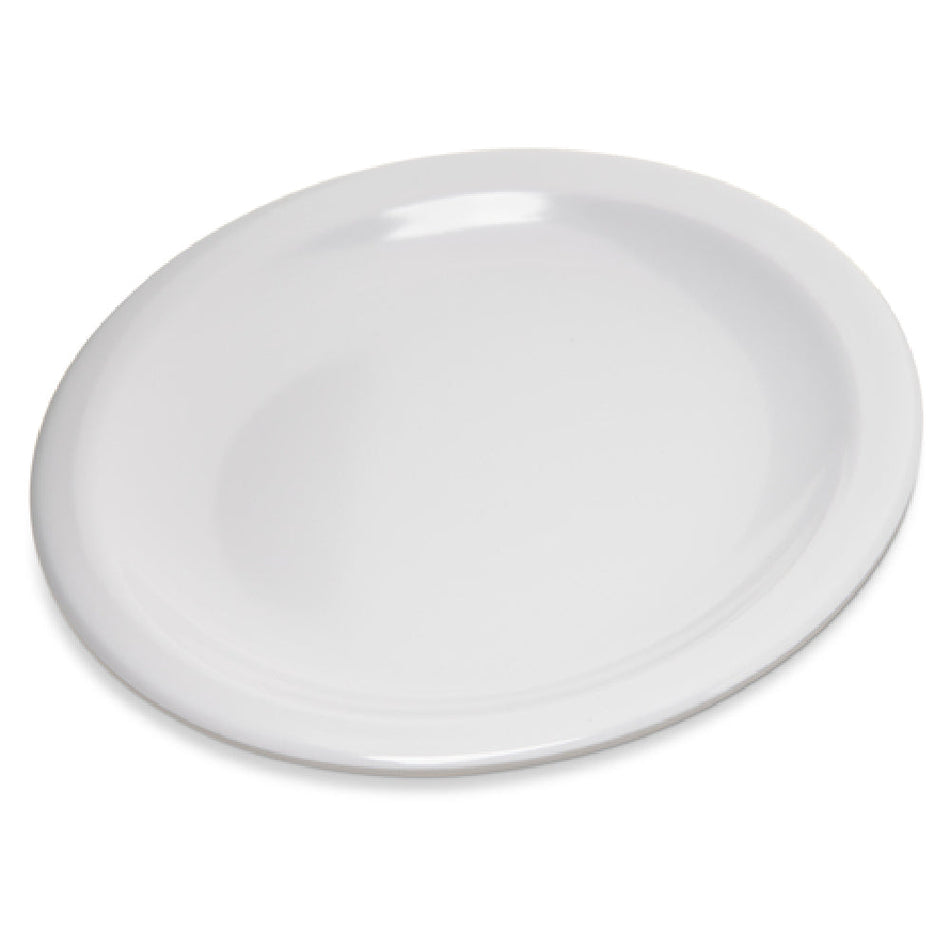 Carlisle 4350502 5-29/50 Inch Diameter White Bread and Butter Plate Melamine Dishwasher Safe