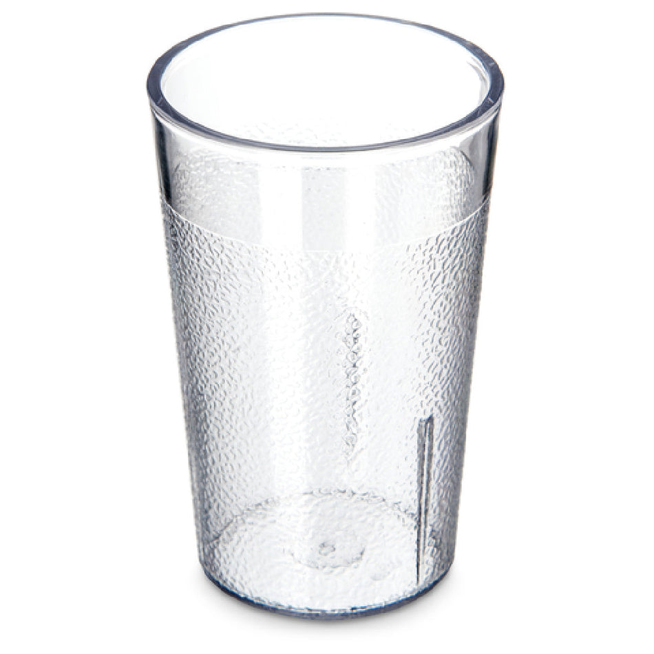 Carlisle 5501-207 5 Oz Tumbler Clear SAN Plastic Textured Dishwasher Safe