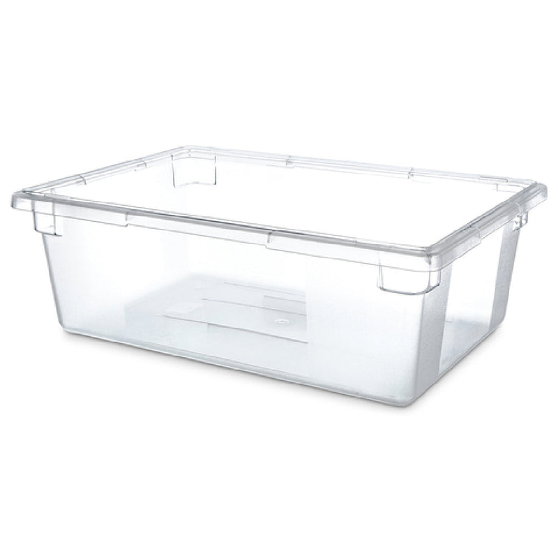 Carlisle 1062207 12-1/2 Gallon Clear Food Storage Box with Reinforced Corners