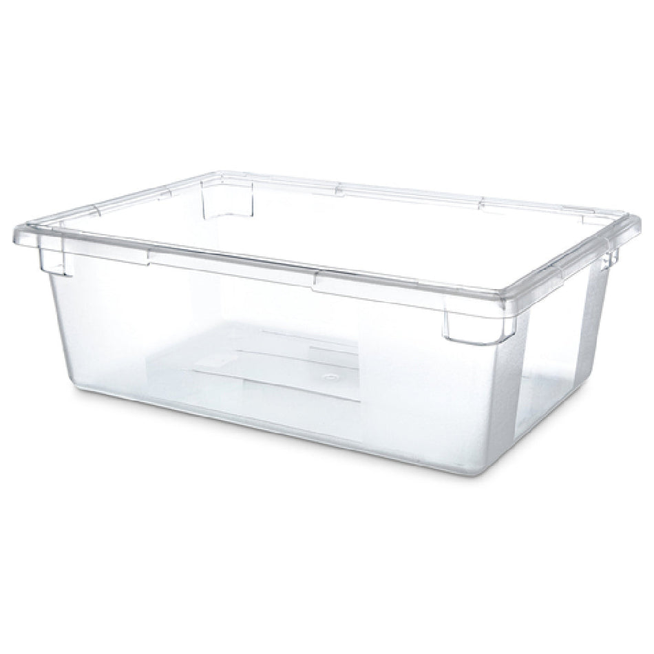 Carlisle 1062207 12-1/2 Gallon Clear Food Storage Box with Reinforced Corners