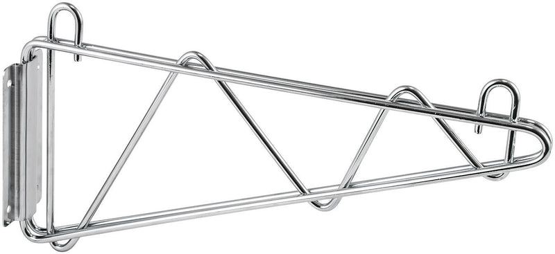 Winco VCB-14 14"Inch Wire Shelf Wall Mounting Brackets Pair Chrome Plated