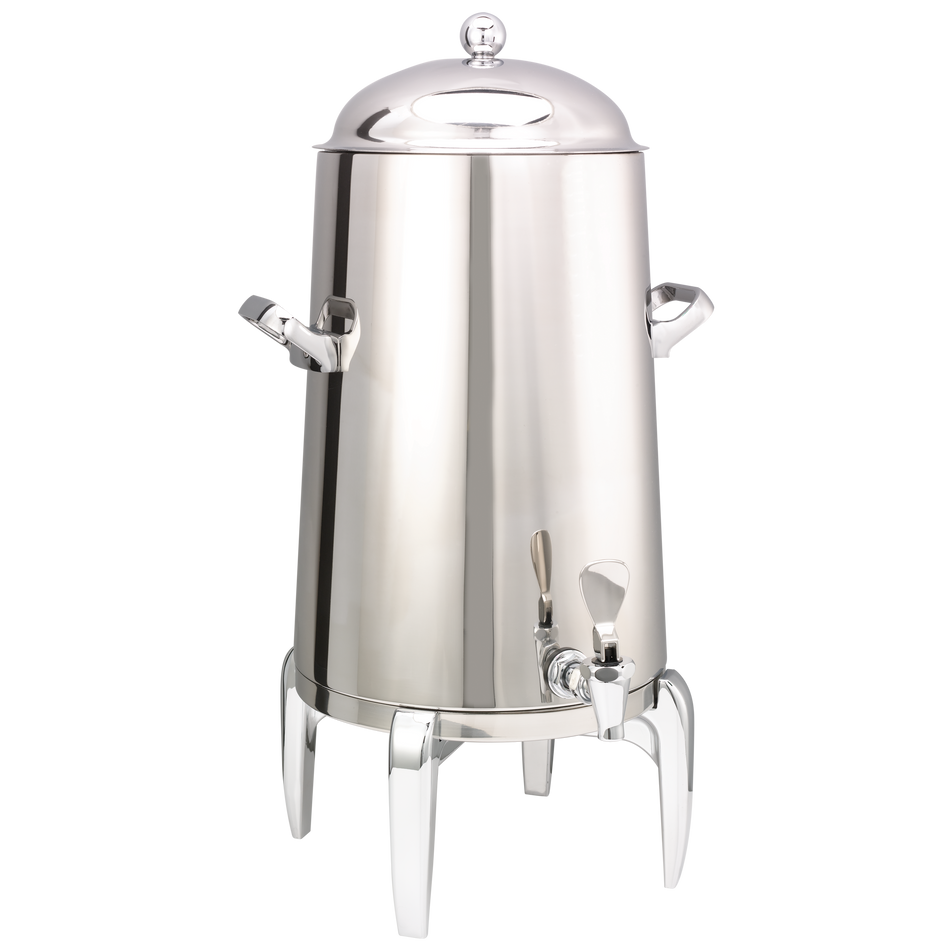 Flame Free™ Thermo-Urn™ 5-Gallon Vacuum Insulated Urn with Modern Legs and Domed Lid in Polished Stainless