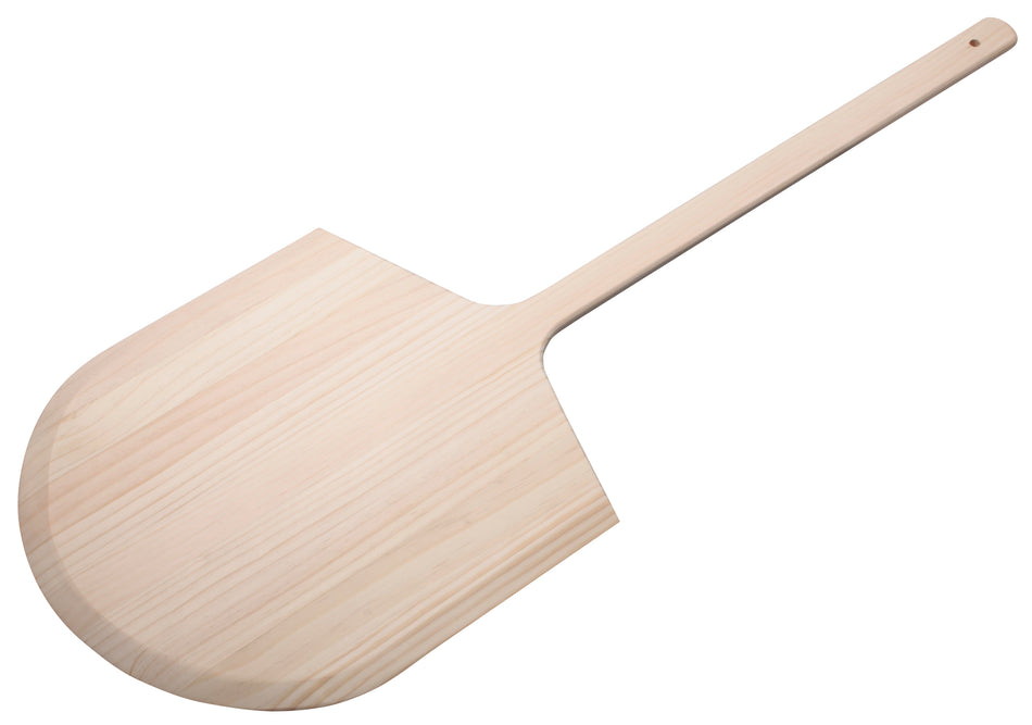Winco WPP-1642 Wood Pizza Peel - 16" x 17-1/2", 42"